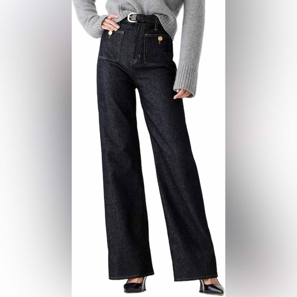 Oraph’s Favorite High Rise Wide Leg Jeans | Blue Denim | Size 30 | NWT